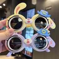 Judy Sunglasses Photo Glasses Baby Cartoon Polarized Sunglasses Children Girls Silicone Police Offic