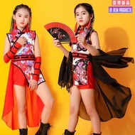 Chinese Style Girls' Trendy Clothing Children's Day Children's Performance Clothing National Trendy 