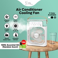 *FREE GIFT* Air Conditioner Cooling Fan Portable USB Air Cooler Mini Mist Fan Air Humidifier Kipas Aircond 冷风机 风扇