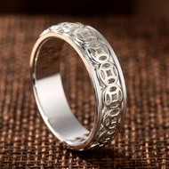 2025 Hot-selling Fidelity Turnable Men Rotating Ancient Coin Ring Index Finger Ring Ring Decompressi