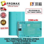 FB TECH Battery for Canon EOS R5 R6 battery FB LP-E6NH (V) (2200mAh)/ lp e6nh (V) Original FB Malays