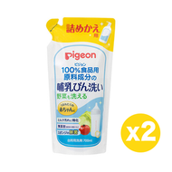 Pigeon - 【2包優惠】奶瓶奶樽蔬果清潔液補充裝 700ml