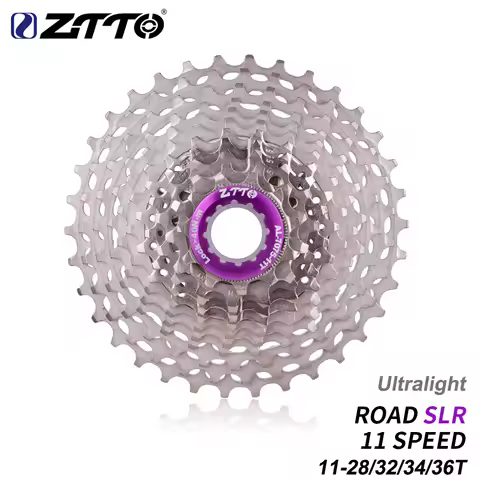 ZTTO Ultralight Road Bike Cassette 11 Speed SLR2 Cassette 11S 11-28T 11-36T Freewheel 11-32/34T 11V 