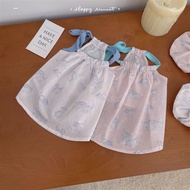 Pet Clothes Dog Cat Korean Style Spring and Summer Cotton Breathable Home Clothes Sling Teddy Bixie 