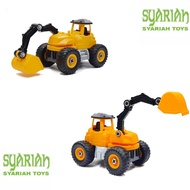 SYARIAH TOYS DIY construction excavator toy Beko keruk contents 54 pcs XK16A6