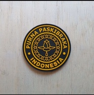 Logo Pramuka Kumplit Terbuat Dari Karet Rubber Patch Untuk Tempelan Di Topi
