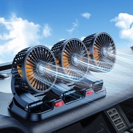 SEAMETAL Kipas Kepala Mobil Triple 360 ° Derajat Ac Pendingin Desktop Usb Mini Fan Untuk Mobil & Tru
