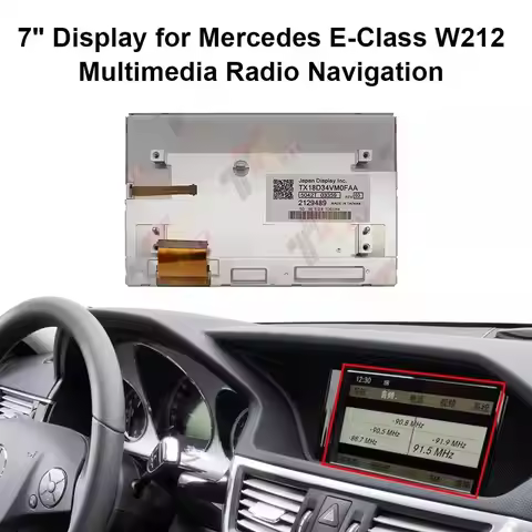 LCD Display for Mercedes E-Class W212 E350 E250 E500 E550 E63 AMG Multimedia Radio Navigation