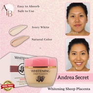 ❀✸Authentic Andrea Secret Sheep Whitening Placenta Foundation Cream Beauty Make Up Cream 70g