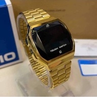 Men's Digital Watches Touchscreen LED Watch Metal Steel Strap Watch Relo