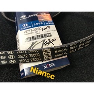 25212-25000 6PK-2584 Fan Belt Tucson 09”-14” NF, Rondo, Forte 2.0