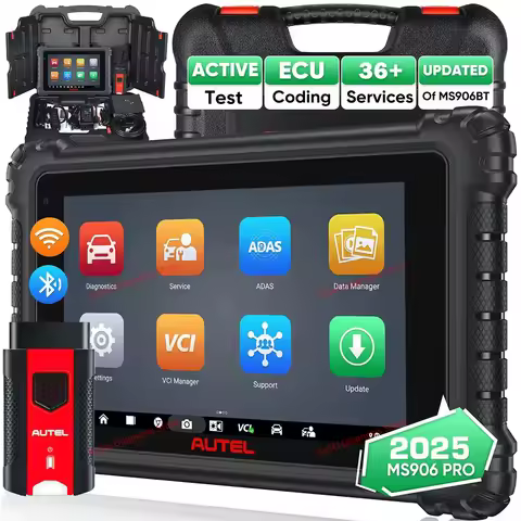Autel MaxiSYS MS906 Pro OBDII Bi-Directional Diagnostic Scanner Advanced ECU Coding OBD2 Scanner 36+