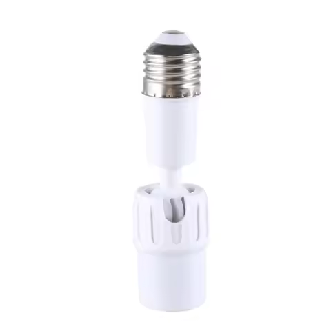 E27 Light Bulb Socket Extender Adapter 360 Degree Rotatable Light Fixture E27 To E27 Base Adjustable