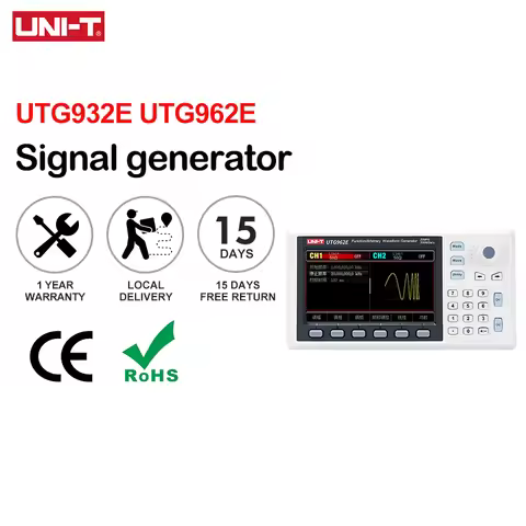 UNI-T UTG932E UTG962E Function Arbitrary Waveform Generator Signal Source Dual Channel 200MS/s 14bit