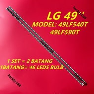 READY STOCK NEW 49LF590T.ATS 49LF540T / 49LF590T / 49LH540T / 49LH540T-TA LG 49 INCH LED TV BACKLIGHT ( LAMP TV ) 49lf540 49lf590