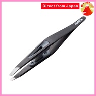 Kai Corporation AUGER Tweezer (AUGER Slanted Tweezers for Eyebrows, Unwanted Hair, Men's Grooming)