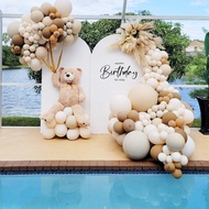 P.K.YO-7.2FT Wedding Arch Cover Fitted Wedding Arch Stand Covers Round Top for Birthday Party Banque