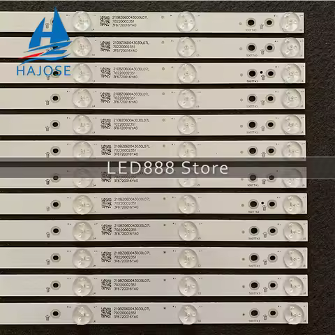 LED Strip For E50-C1 D50U-D1 D50-D1 500TT43 V3 500TT43 V4 EVTLBM500P0601-DN-2 TPT500J1-HVN04 HVN08.A