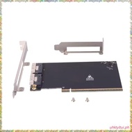 [L U T I] PCIE X16 to 2 Port SFF-8654 8i X8 Adapter Card EGPU Adapter Card External Graphics Card EG
