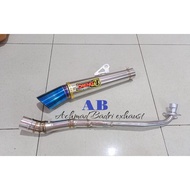 Exhaust EKZOS wave 100 wave 110 wave 125 exzos SRL110 SRL 115 FI exzos Dash 110 Dash 125 exzos legen