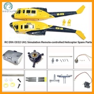 WEARXUNKANGDA ยุค RC อะไหล่เฮลิคอปเตอร์ RC จำลอง C032 UH1 แปลเป็นภาษาไทย ตัวถังใบพัดหลัก ใหม่ แบตเตอ