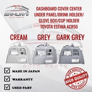 TOYOTA ESTIMA ACR50 DASHBOARD COVER CENTER UNDER PANEL/DRINK HOLDER/GLOVE BOX/CUP HOLDER USED JAPAN