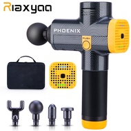 [Spot Free Shipping]Phoenix A2 Muscle Massage Gun Deep Tissue Massager Therapy Gun Exercising Muscle