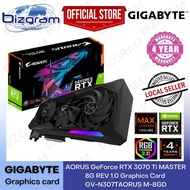 Gigabyte AORUS GeForce RTX 3070 Ti MASTER 8G REV 1.0 Graphics Card GV-N307TAORUS M-8GD (4-Year SG Warranty)