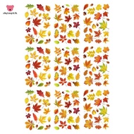 Fall Leaves Stickers for Fall Harvest DIY Festival Home Party Decoration
