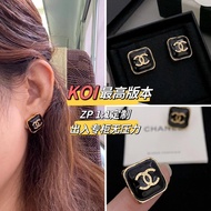 [1: 1] Z [Xiaoxiang Black Gold Cube Sugar Earrings]213733