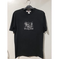 KATUN 8 seconds brand t-shirt, black cotton material, preloved, second hand,/thrift, second hand,/se