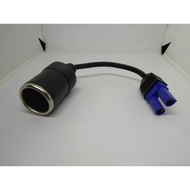 Cable to convert Jack EC5 to cigarette lighter socket