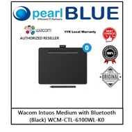 Wacom Intuos Medium with Bluetooth (Black) WCM-CTL-6100WL-K0