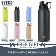 TYESO Vacuum Insulated Tumbler Ultra Large Matte Sport Bottle (750/900/1200/1500ml)TS-01009-TS-01012