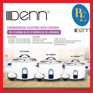 DENN Commercial Electric Rice Cooker 5.6L / 10L / 14L RC-C056WH / RC-C100WH / RC-C140WH
