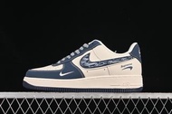Nike Air Force 1’07 Low LV聯名 花布藍勾 空軍一號低幫休閒鞋 板鞋_5X9eg