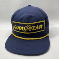 VINTAGE HAT / CAP / TOPI GOODYEAR SWINGSTER 6 PANEL MADE IN USA HT120