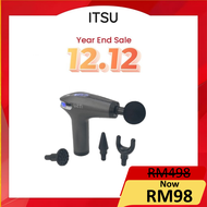 [12.12]ITSU iFlex Massage Gun - 4 Convertible Massage Heads