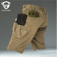 EAGLADE Tactical Cargo Short Pants Men in Brwon Waterproof IX7S J10