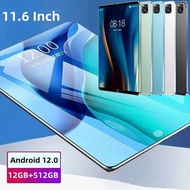 2025 New 11.6 inch Ten Core 4G FDD LTE Tablet 12GB RAM 512GB ROM Dual Cameras Android 12.0 Tablet