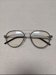 【林德伯格 9745】 男士超輕板材＋純鈦全框近視眼鏡框 無焊點設計，可配眼鏡片