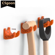 C5GOON Wall Mount Garden Tool Rack Screw Fixed Storage Organizer for Shovel Rake Broom Space-Saving 