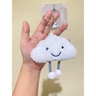 GANTUNGAN White Cloud Character Keychain Doll size 11x6cm / Cloud Keychain Doll / Small Cloud Doll