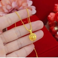 Emas 916 original lelong  pendant emas bangkok original cop 916 gold plated indian jewellery Gold We
