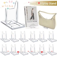 WINTE 5Pcs  Display Stand, Adjustable Sliding Transparent Art Exhibition Rack,  Acrylic Multifunctio