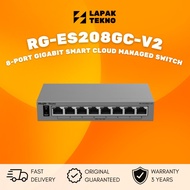 RUIJIE REYEE RG-ES208GC-V2 8-PORT GIGABIT SMART CLOUD MANAGEMENT SWITCH