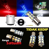Lampu Rem LED 18 titik Stop Lamp Belakang NON Kedip Mode Stand by Diam Variasi Motor Beat Vario Scoo