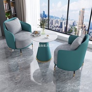 Sales Office Beauty Salon Table Chair Hotel Sofa Luxury Meeting Guest Negotiation Simple Coffee Tabl