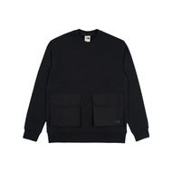 THE NORTH FACE POCKET CREW White/Black Long Sweatshirt University T-NF0A89YV