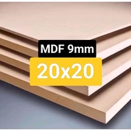 9mm Mdf Board 20x20cm - Smooth, Light, Easy to Cut Surface